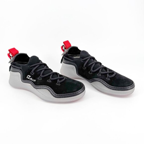 Christian Louboutin Shoes - Christian Louboutin Arpoador Black Suede Sock Sneakers Size 40.5 US 10.5 Women's